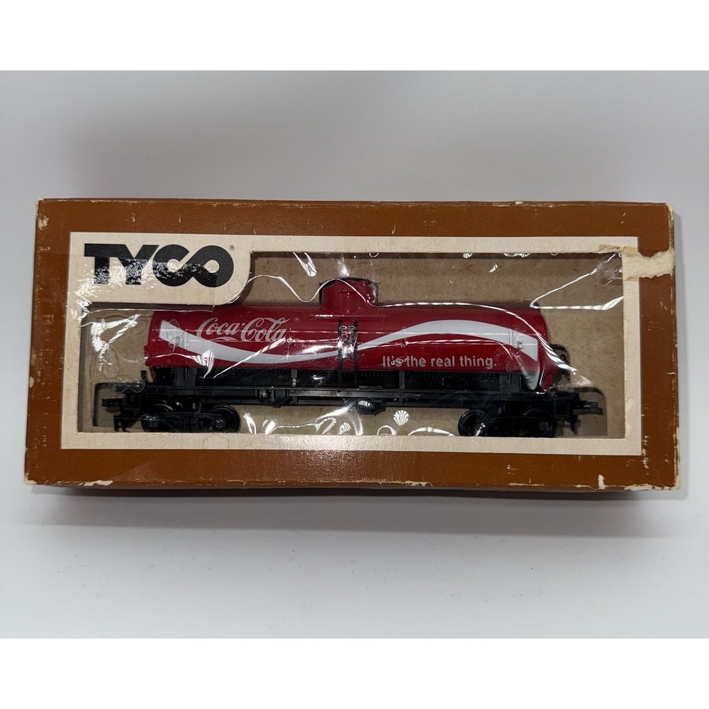 TYCO HO Model Train Vintage 1970s Coca Cola Tank Car 315L Box Set Railroad